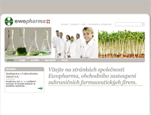 Tablet Screenshot of ewopharma.cz